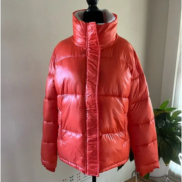 Winter Red Ugg Jacket Koolaburra By UGG Winter Puffer Jacket L